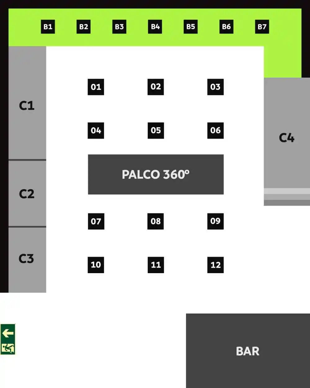 Mapa do Evento Juice na LOFI 220